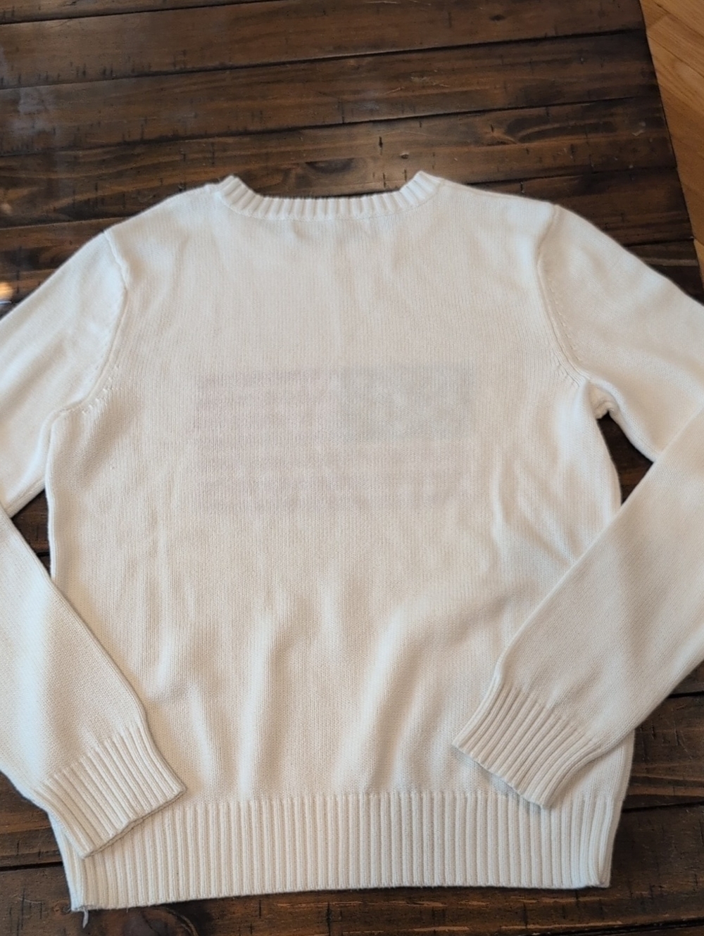 Ellsworth + Ivey Classic Crew Sweater American Flag Cotton Blend - Picture 6 of 6